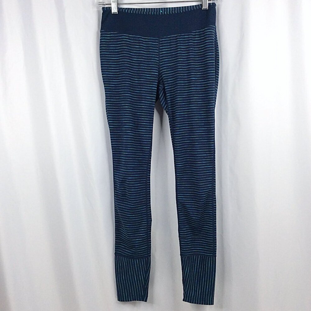 Prana Leggings Womens Size Small Sapphire Blue Soft Knit Yoga Athleisure